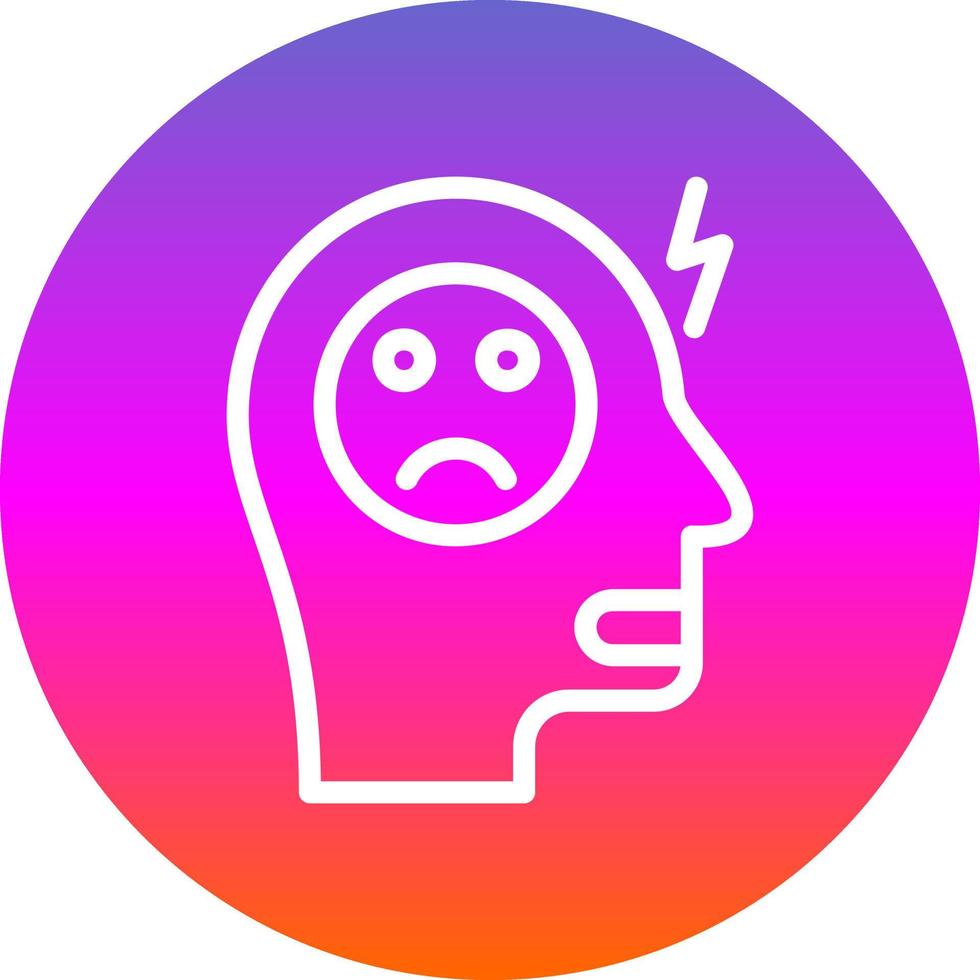 Depression Vector Icon Design