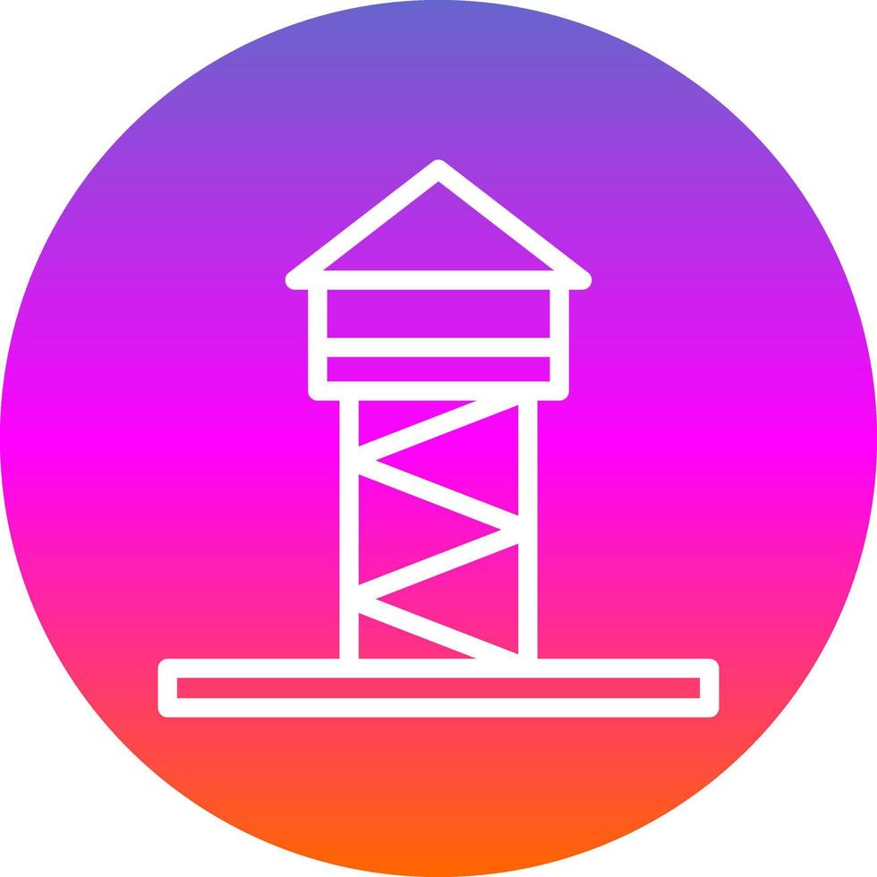 diseño de icono de vector de torre