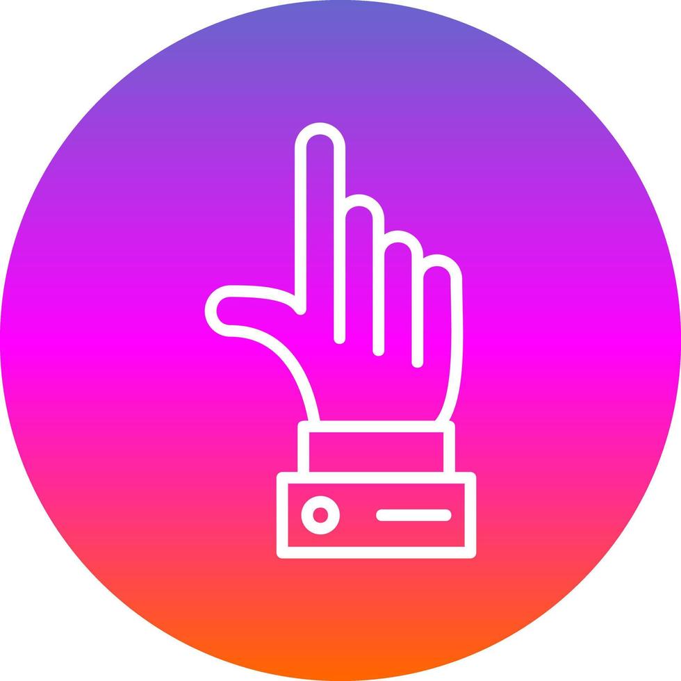 Finger Vector Icon Design