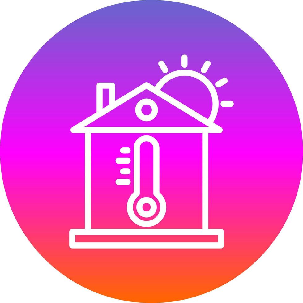 Greenhouse Effect Vector Icon Design