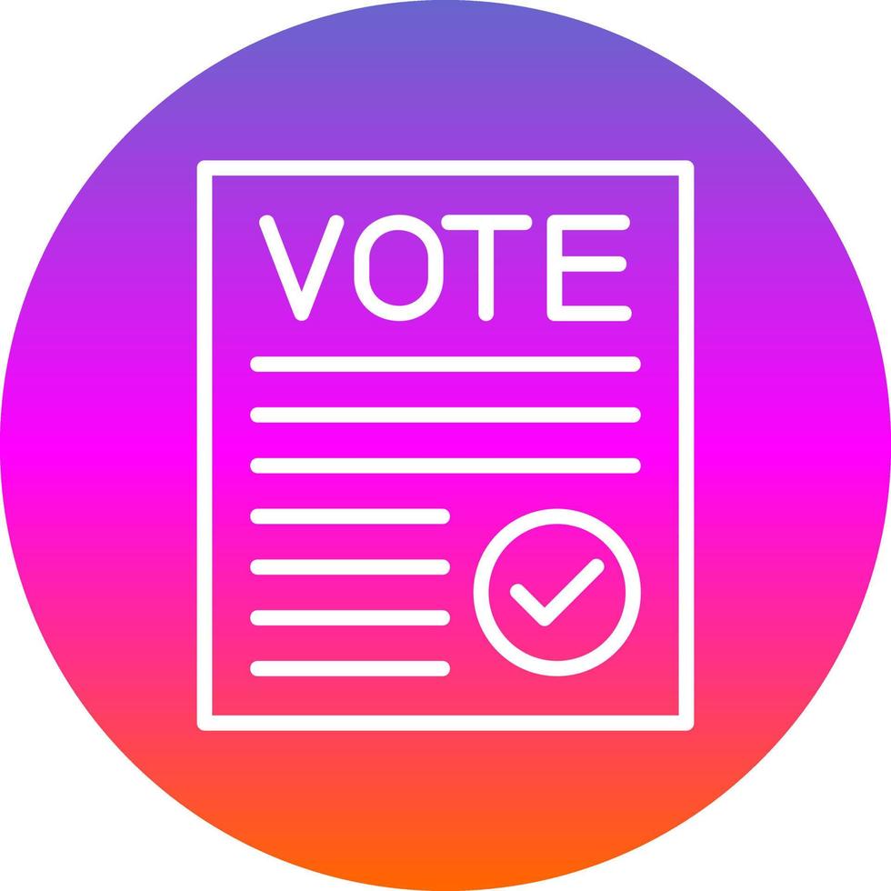 Vote Verified Vector Icon Design