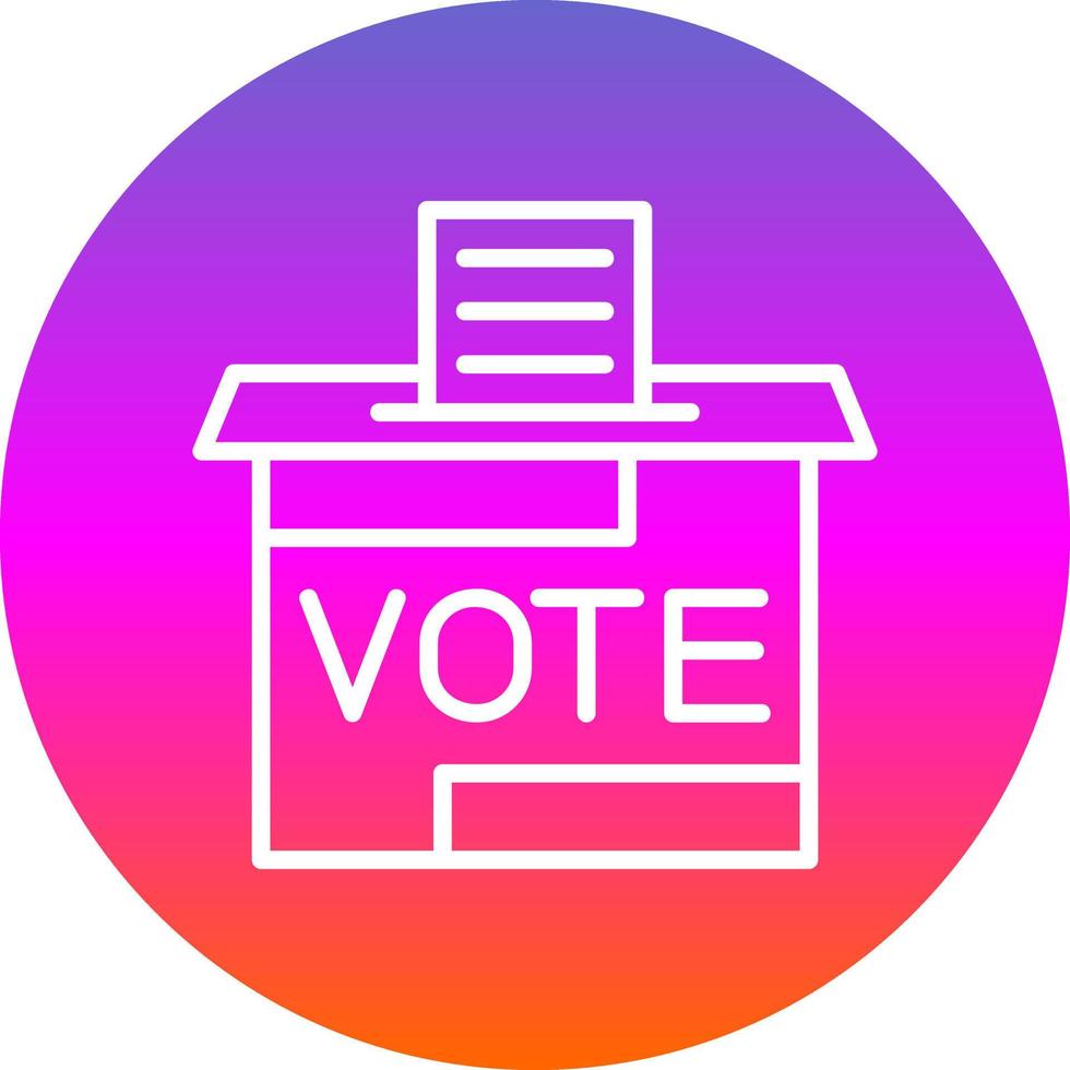 Ballot Vector Icon Design