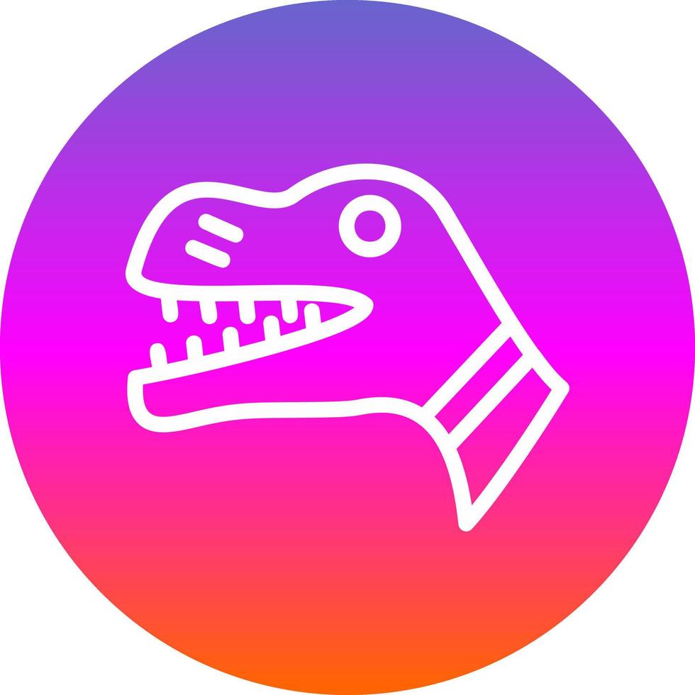 Dinosaur Vector Icon Design
