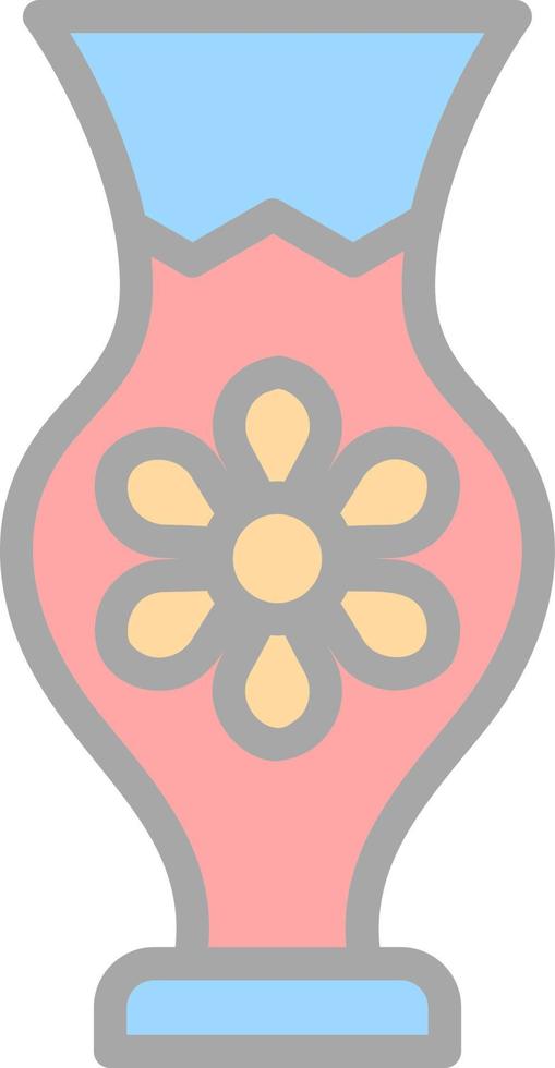 Vase Vector Icon Design