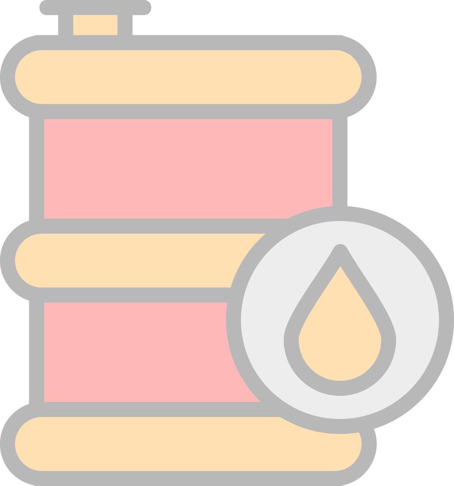Oil Tank Vector Icon Design
