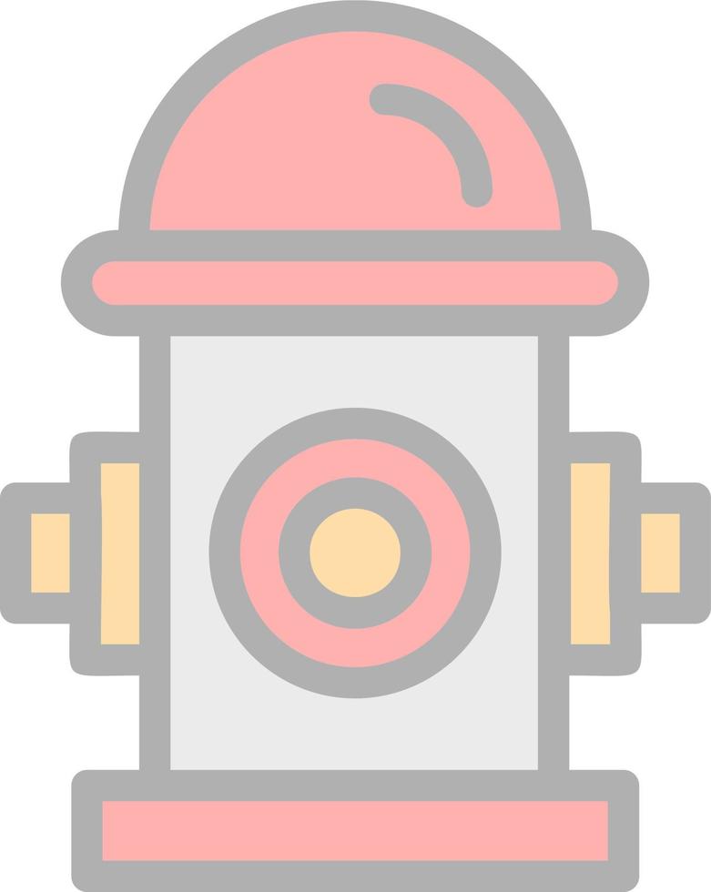 Hydrant Vector Icon Design