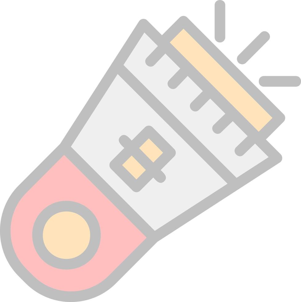 Flashlight Vector Icon Design