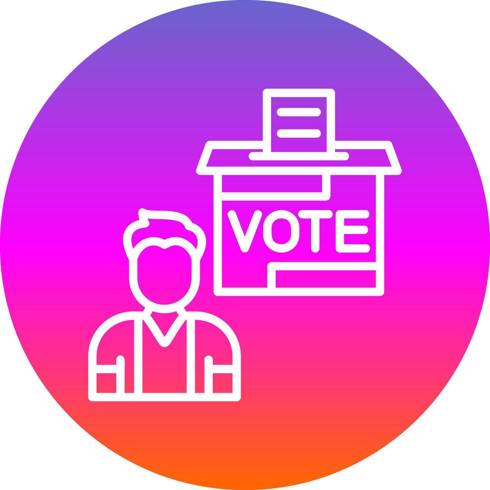 Polling Vector Icon Design