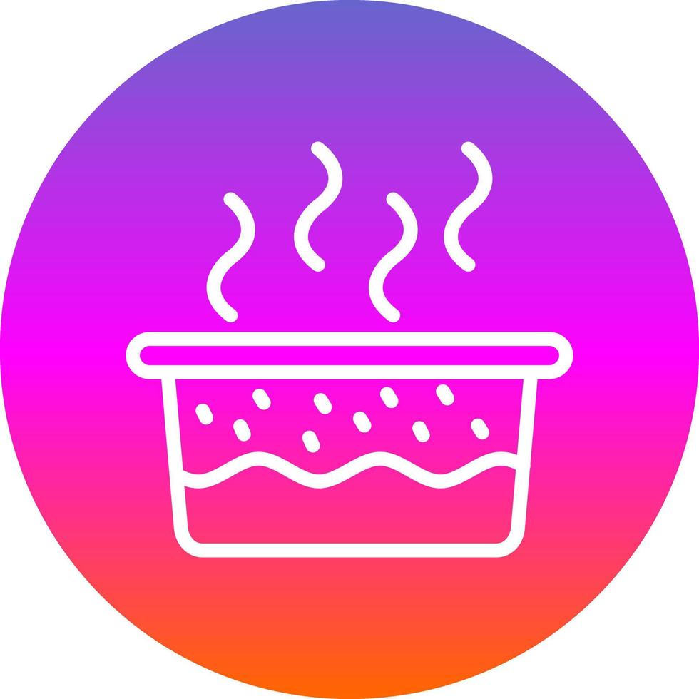 Hot Water Vector Icon Design