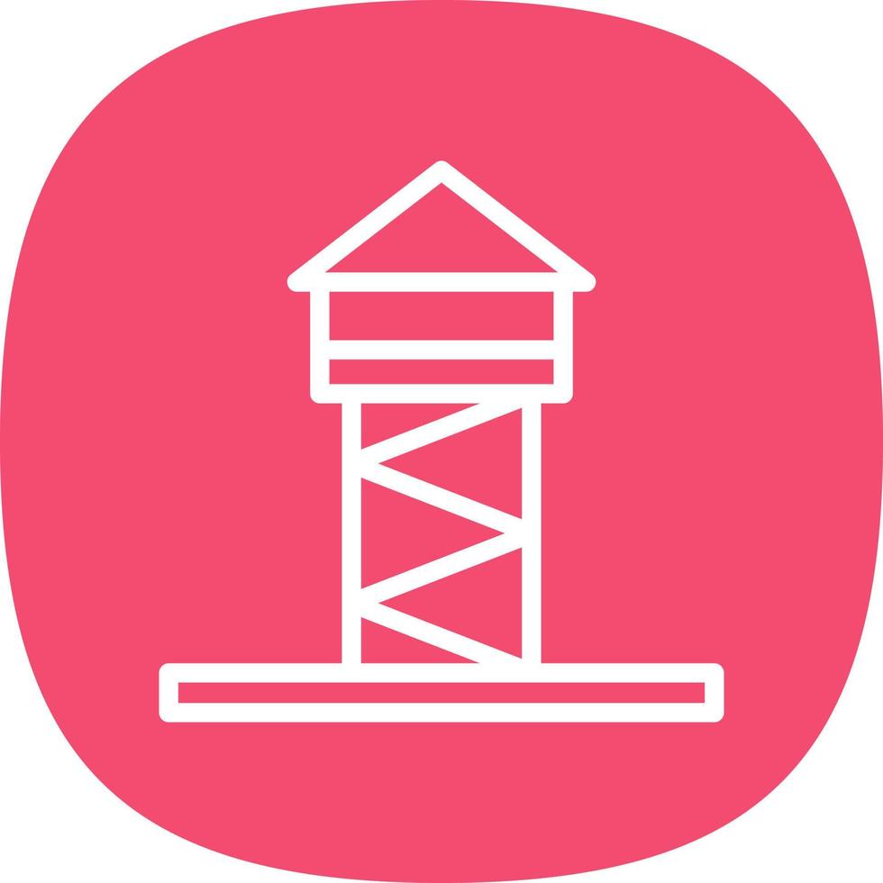 diseño de icono de vector de torre