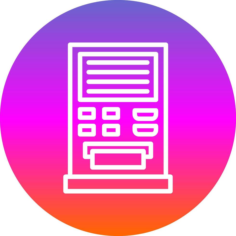 Cash Withdrawal Vector Icon Design