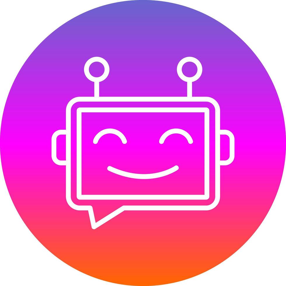 Chatbot Vector Icon Design