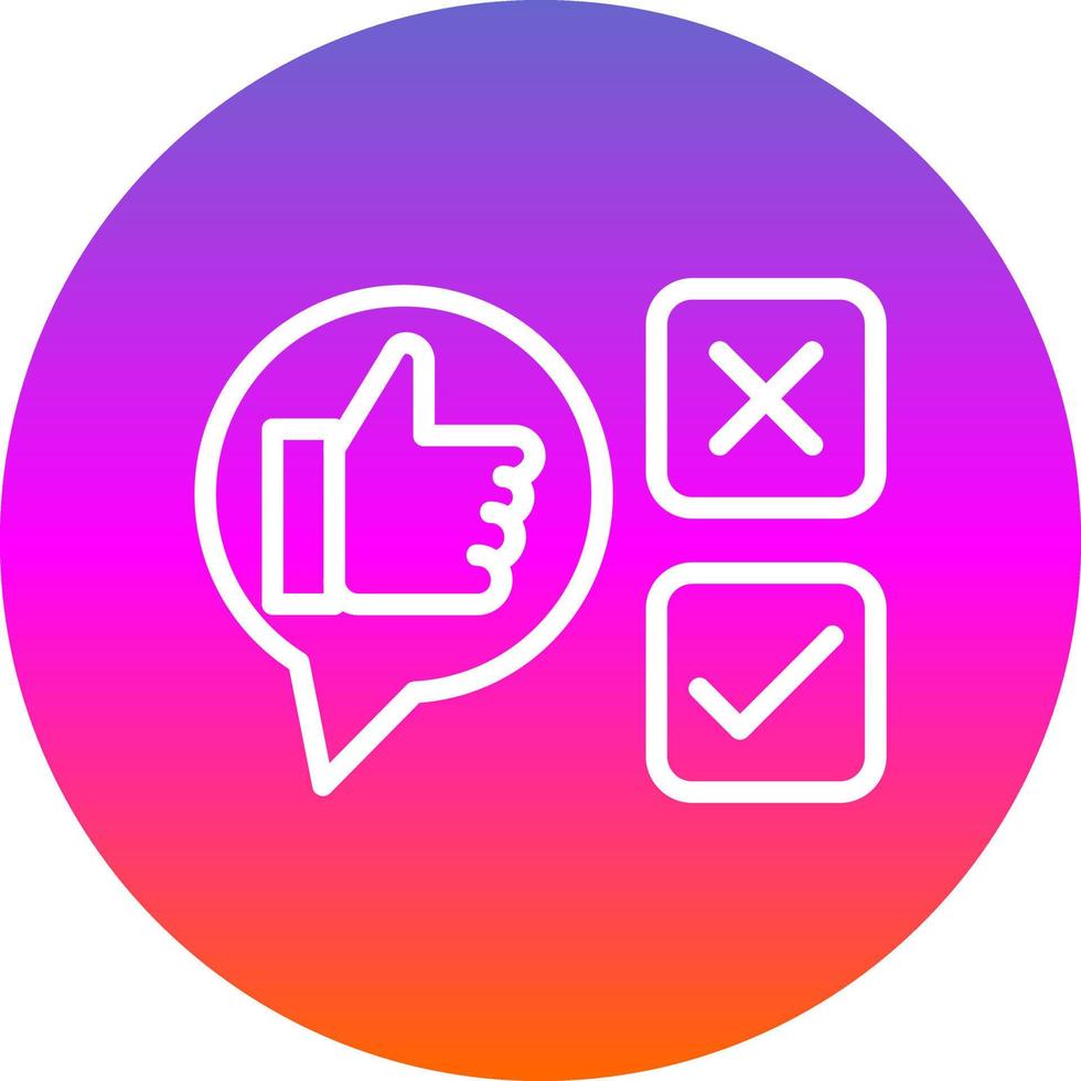 Dissatisfied Vector Icon Design