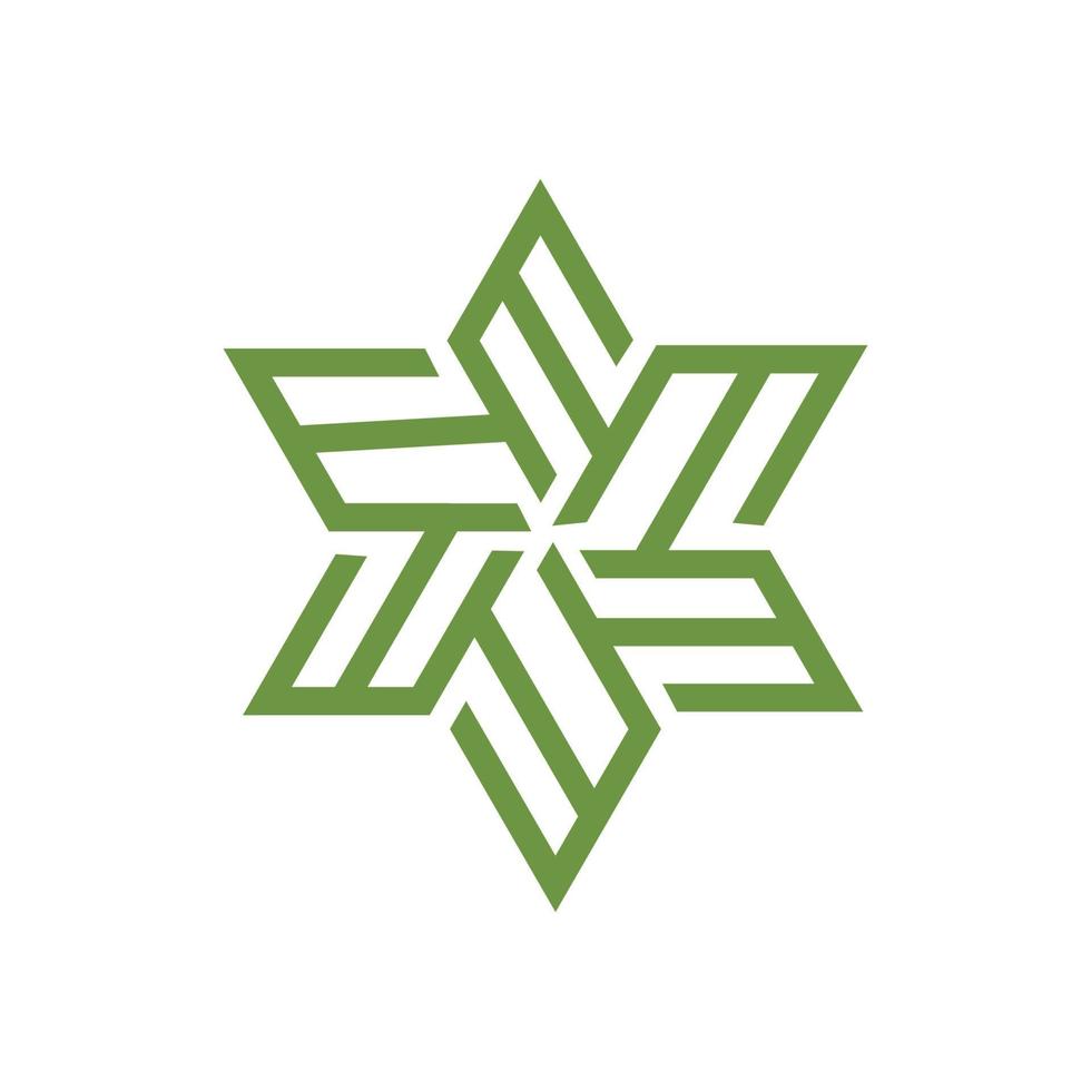 vector abstract line logo design
