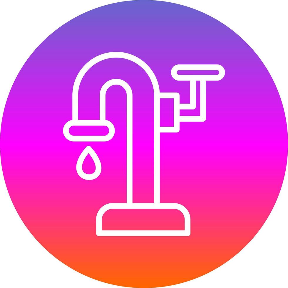 Water Pump Vector Icon Design