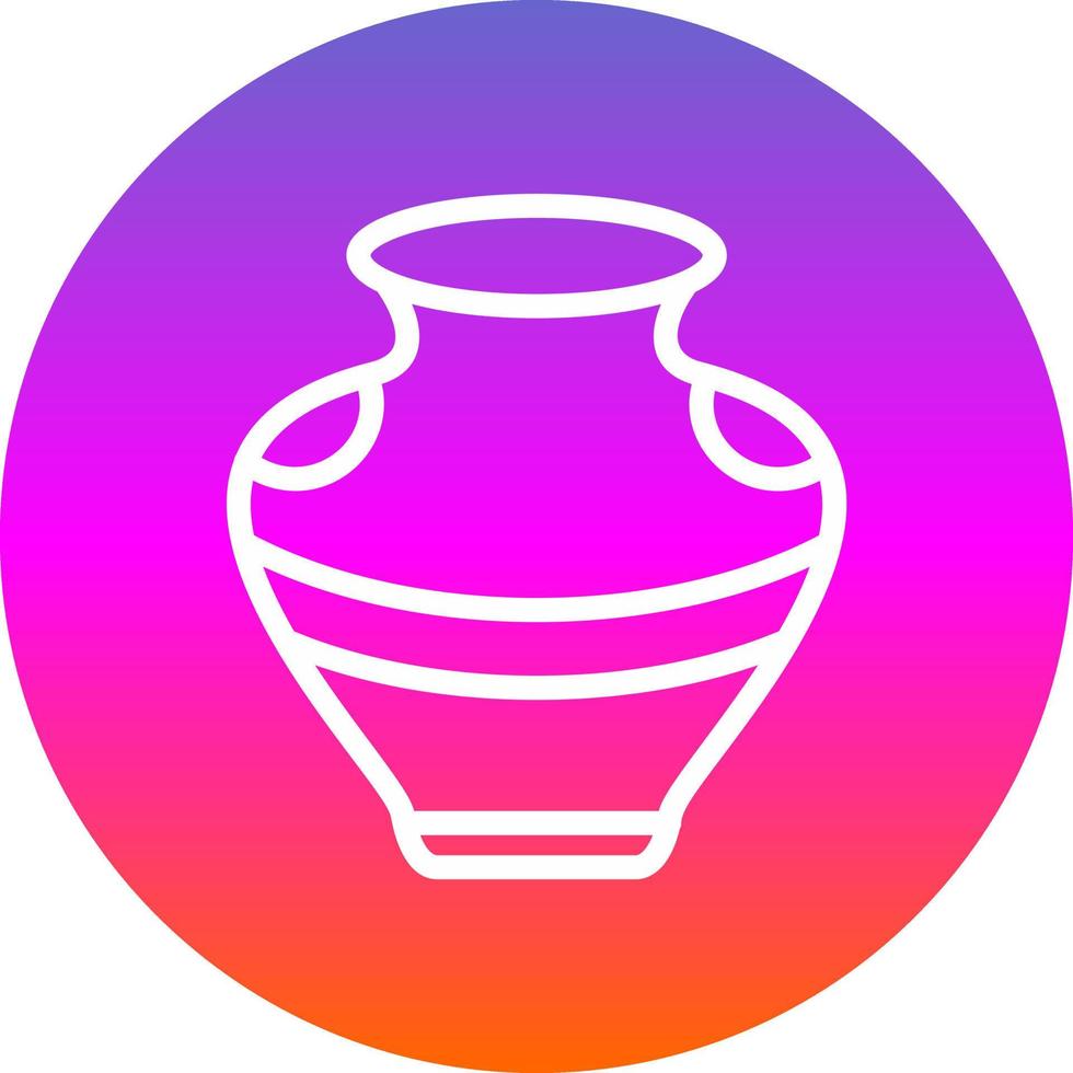 Pottery Vector Icon Design