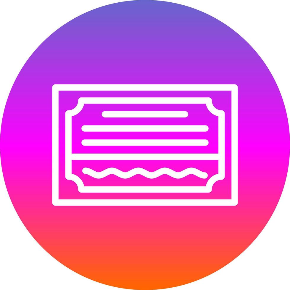 Certificate Vector Icon Design