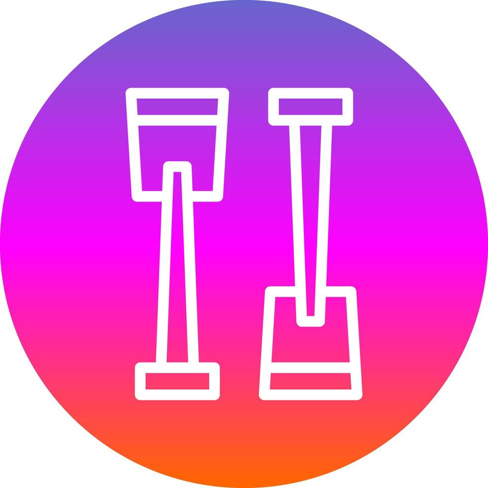 Paddle Vector Icon Design