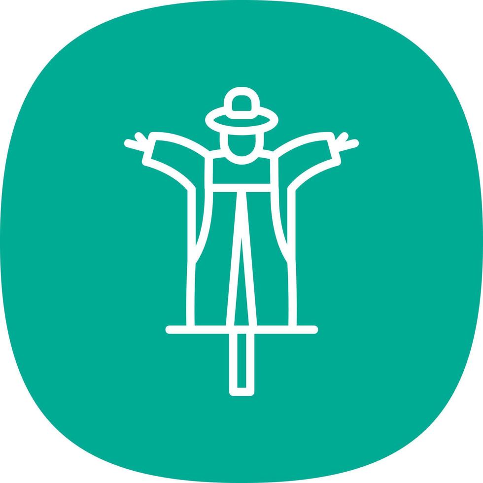 Scarecrow Vector Icon Design