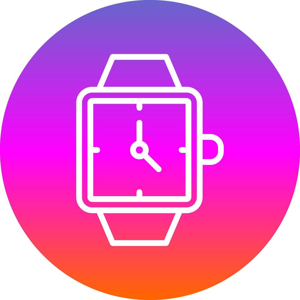 Wristwatch Vector Icon Design