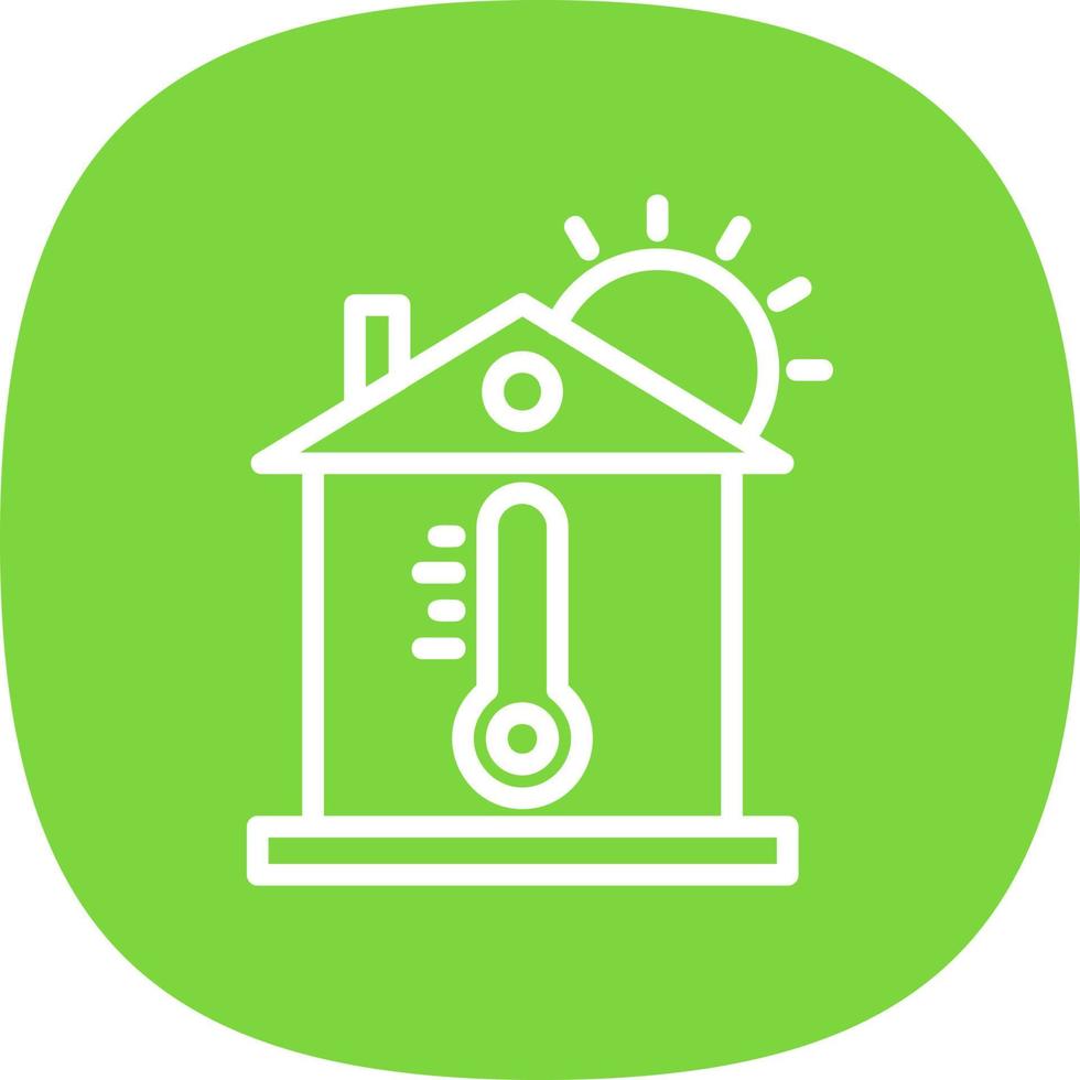Greenhouse Effect Vector Icon Design