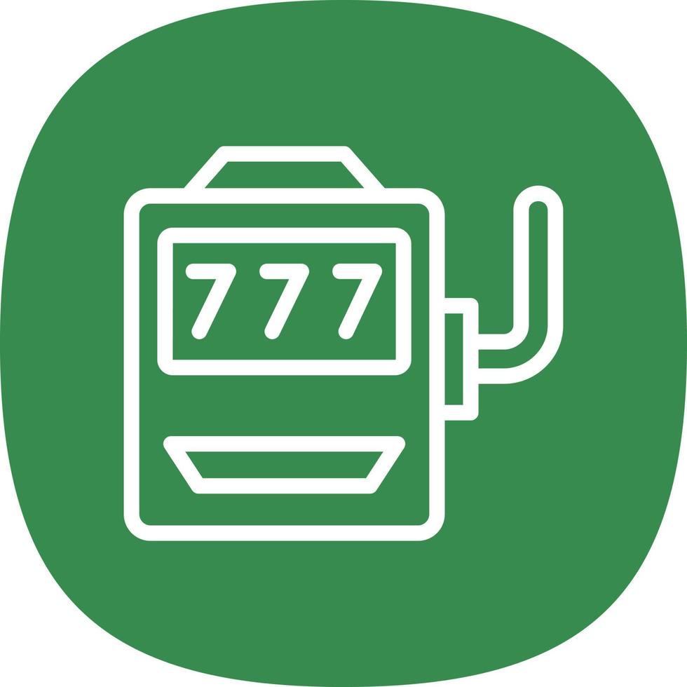 Slot Machine Vector Icon Design