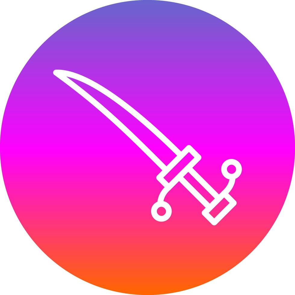 diseño de icono de vector de espada