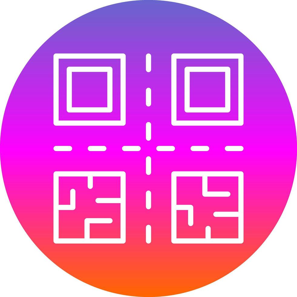 Qr Code Vector Icon Design