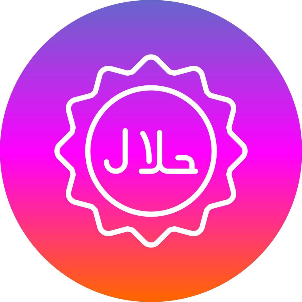 Halal Vector Icon Design