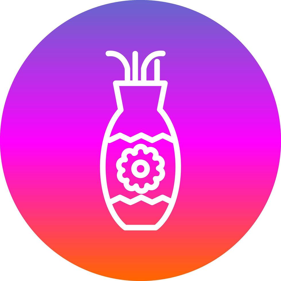 Vase Vector Icon Design