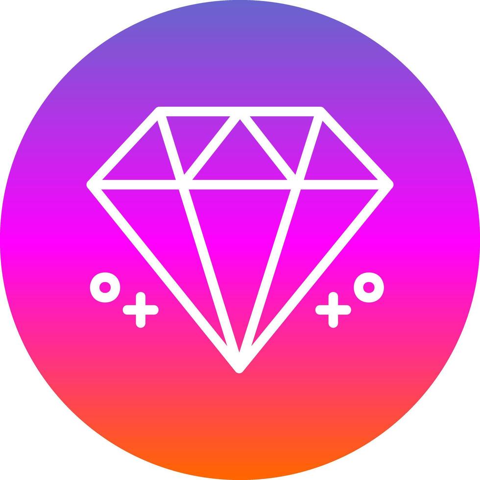 diseño de icono de vector de diamante