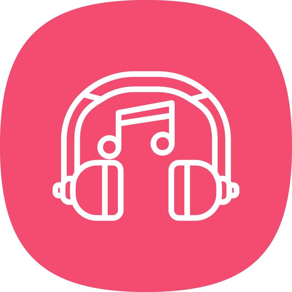 Headphones Vector Icon Design