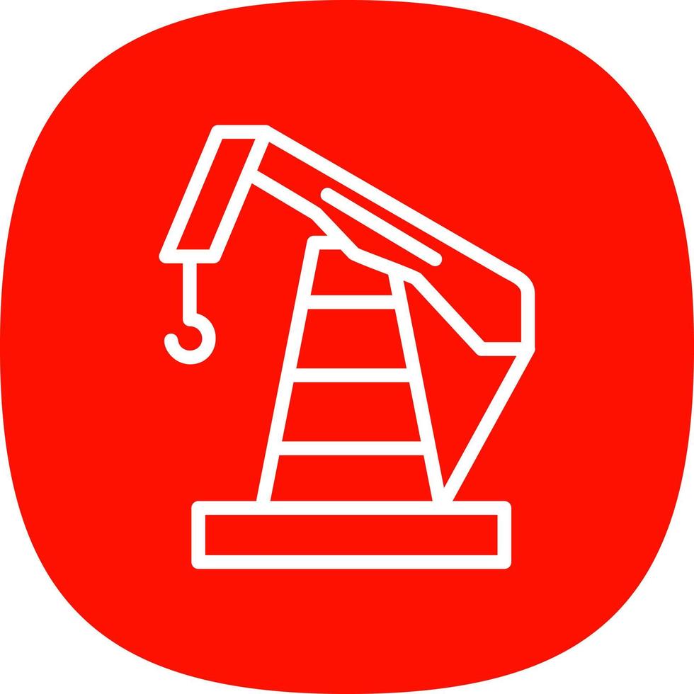 Oil Pump Vector Icon Design