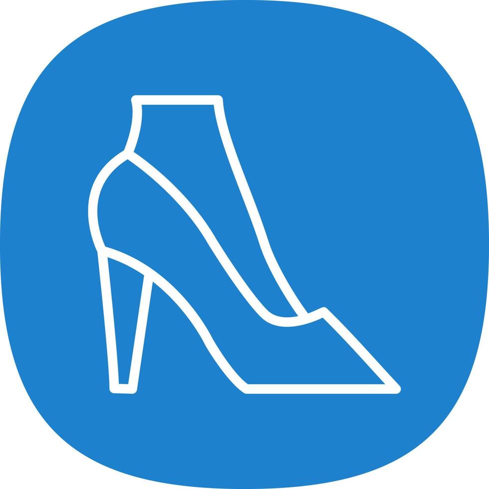 diseño de icono de vector de tacones altos