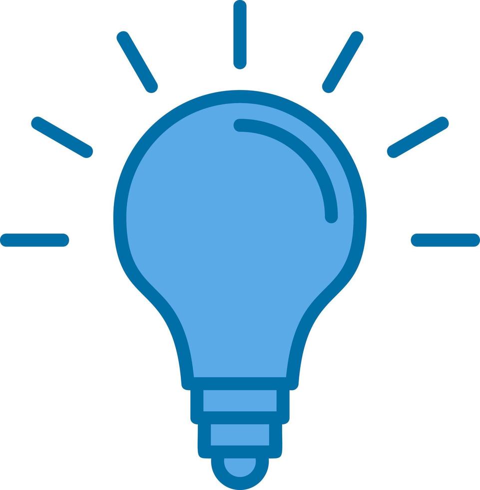 Idea Bulb Vector Icon Design