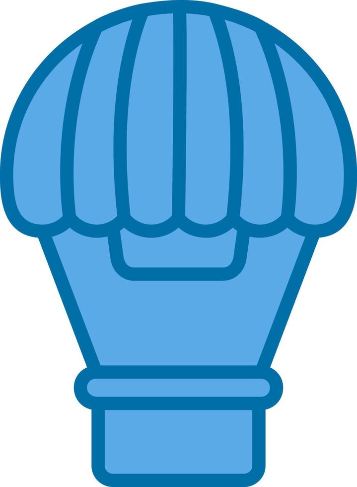 Hot Air Balloon Vector Icon Design