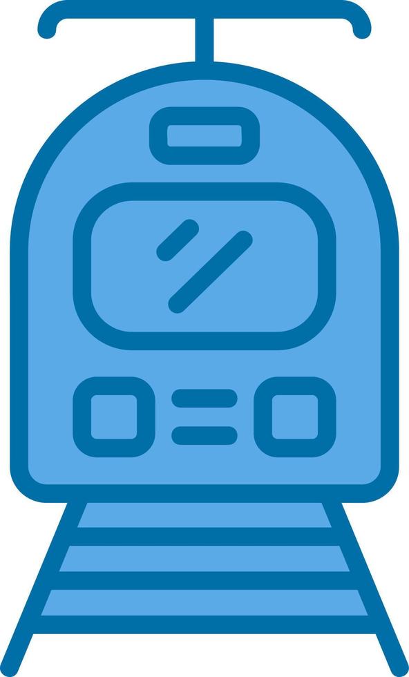 Tram Vector Icon Design