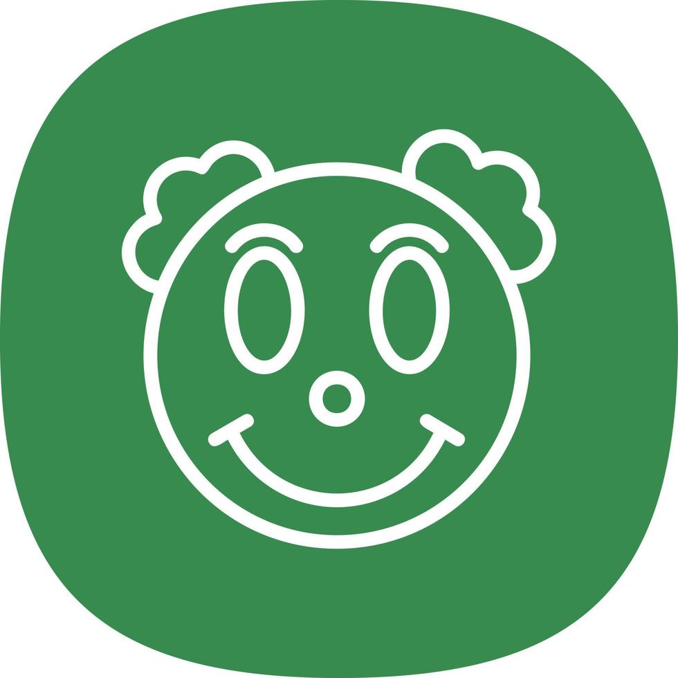Clown Vector Icon Design