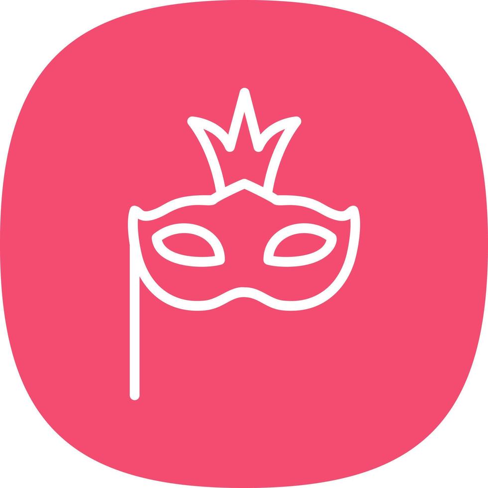 diseño de icono de vector de máscara de carnaval