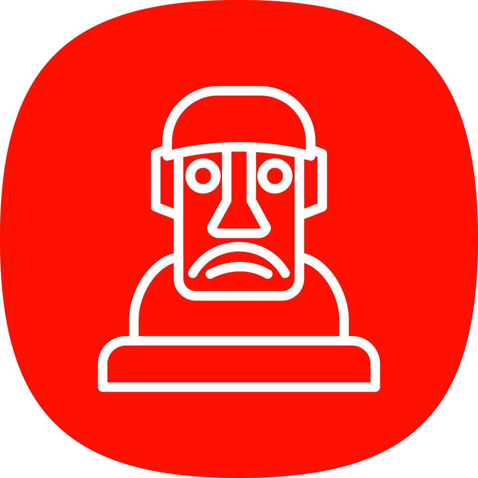 Moai Vector Icon Design