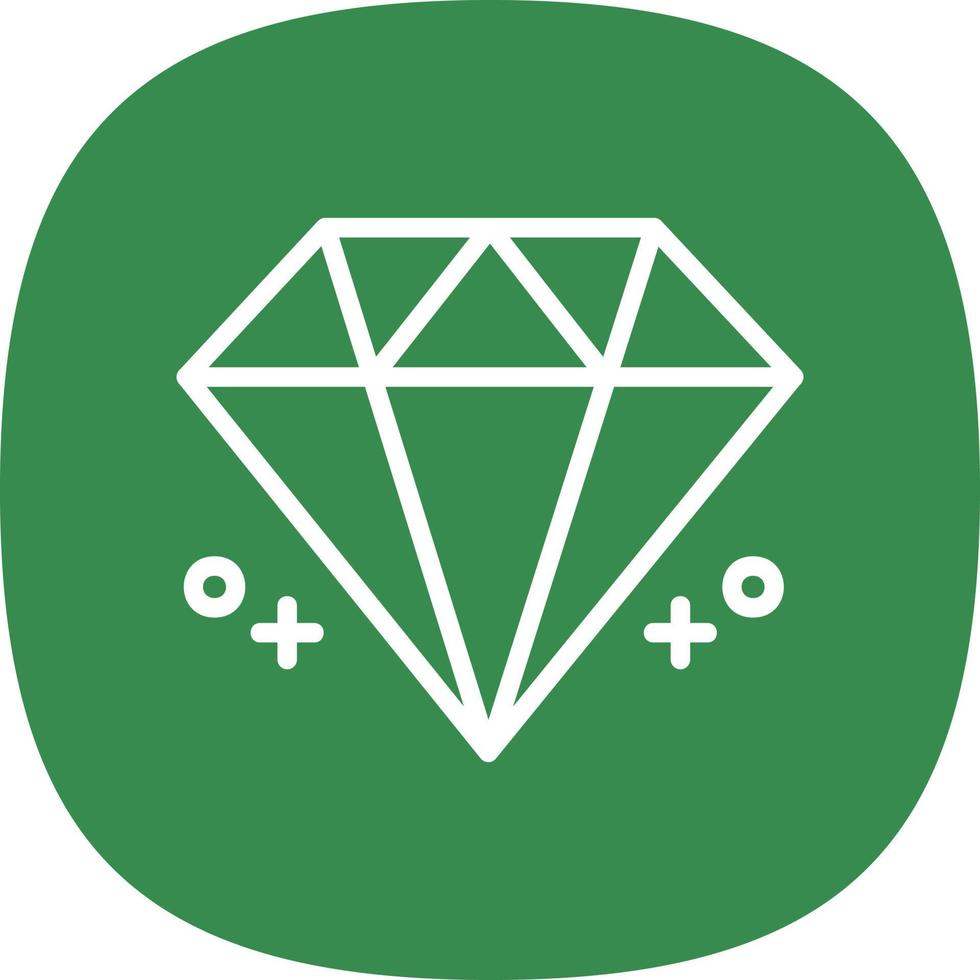 diseño de icono de vector de diamante