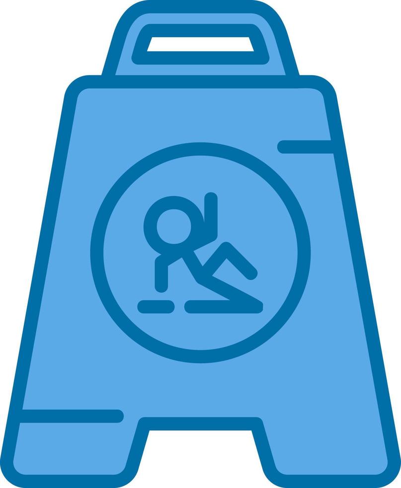 Wet Floor Vector Icon Design