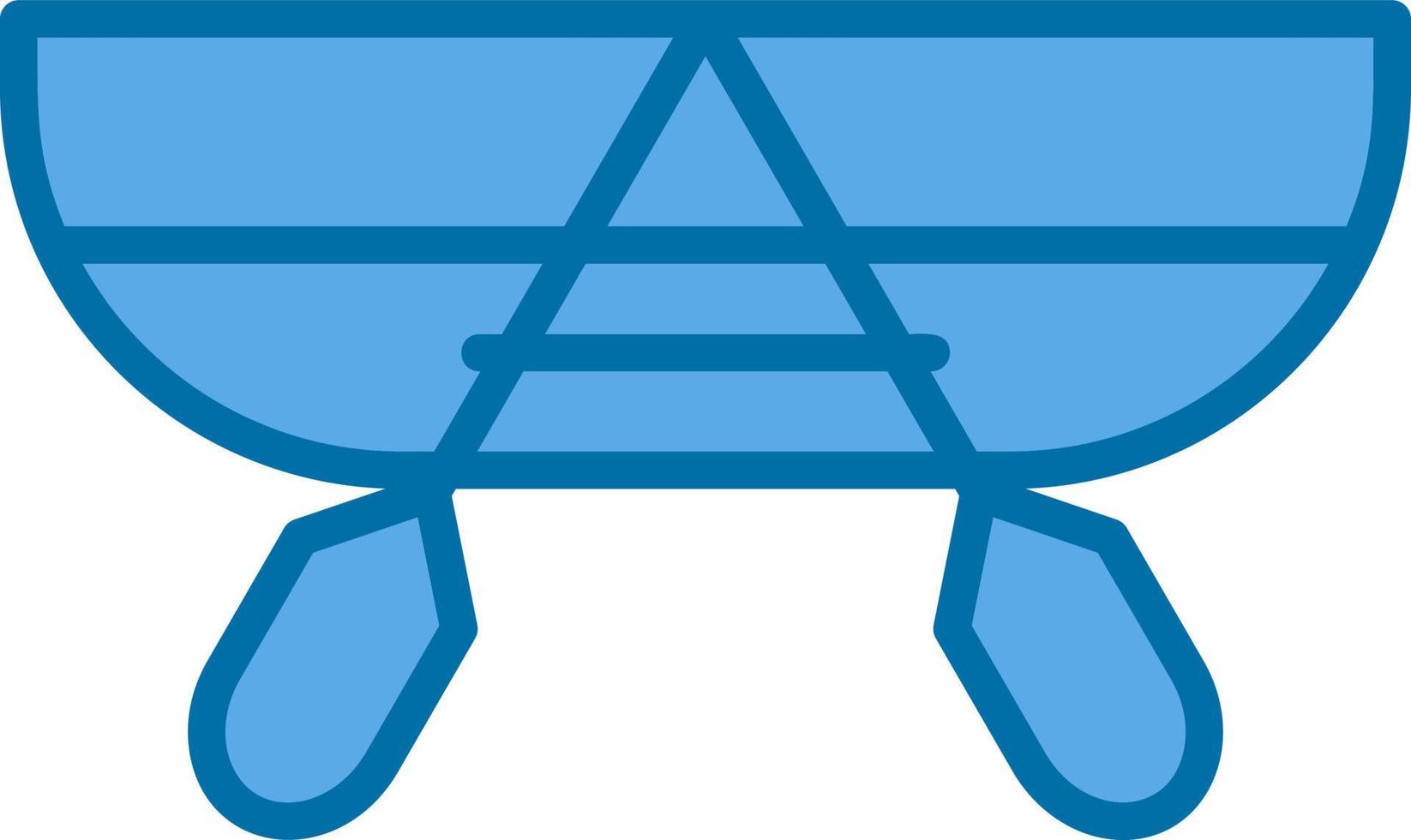 Canoeing Vector Icon Design