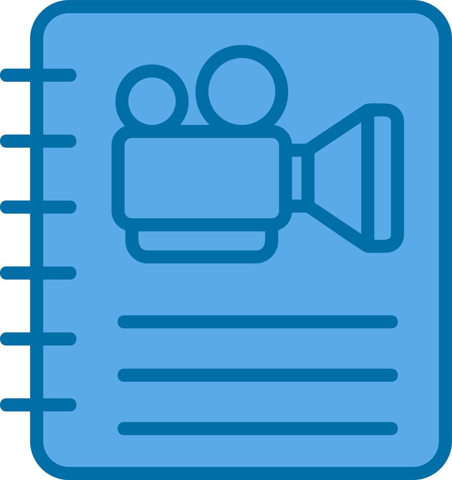 Screenplay Vector Icon Design
