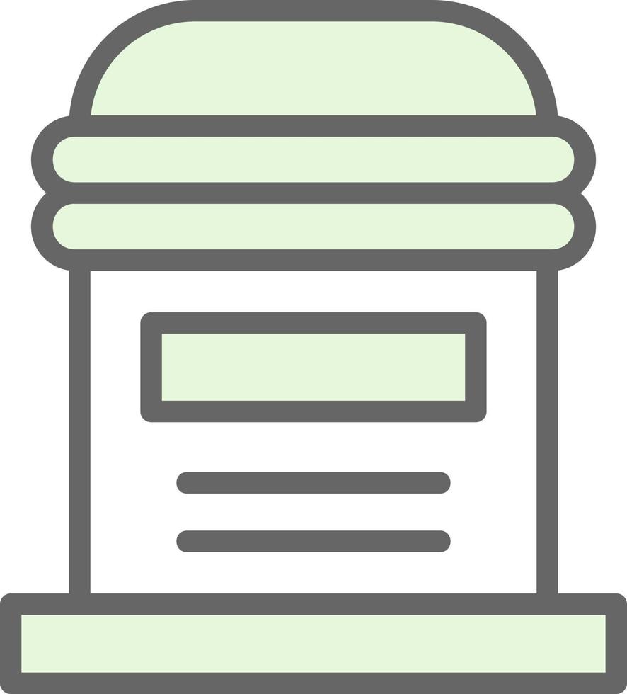 Postbox Vector Icon Design