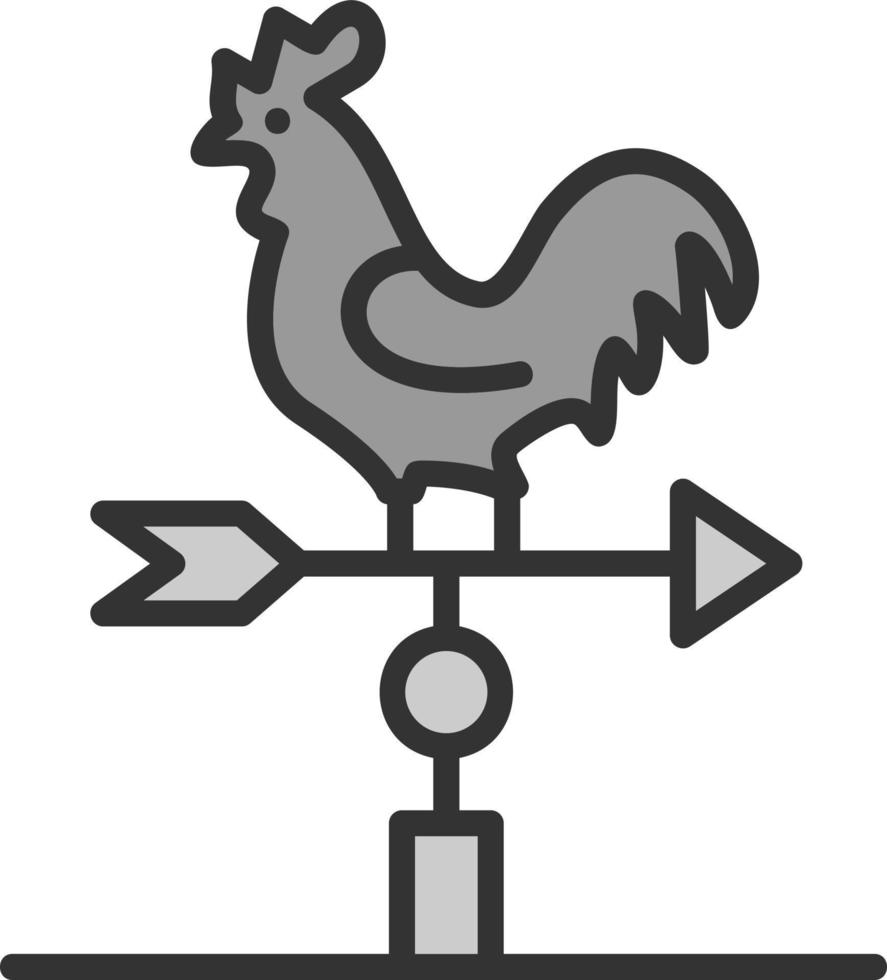 Weather Vane Vector Icon Design