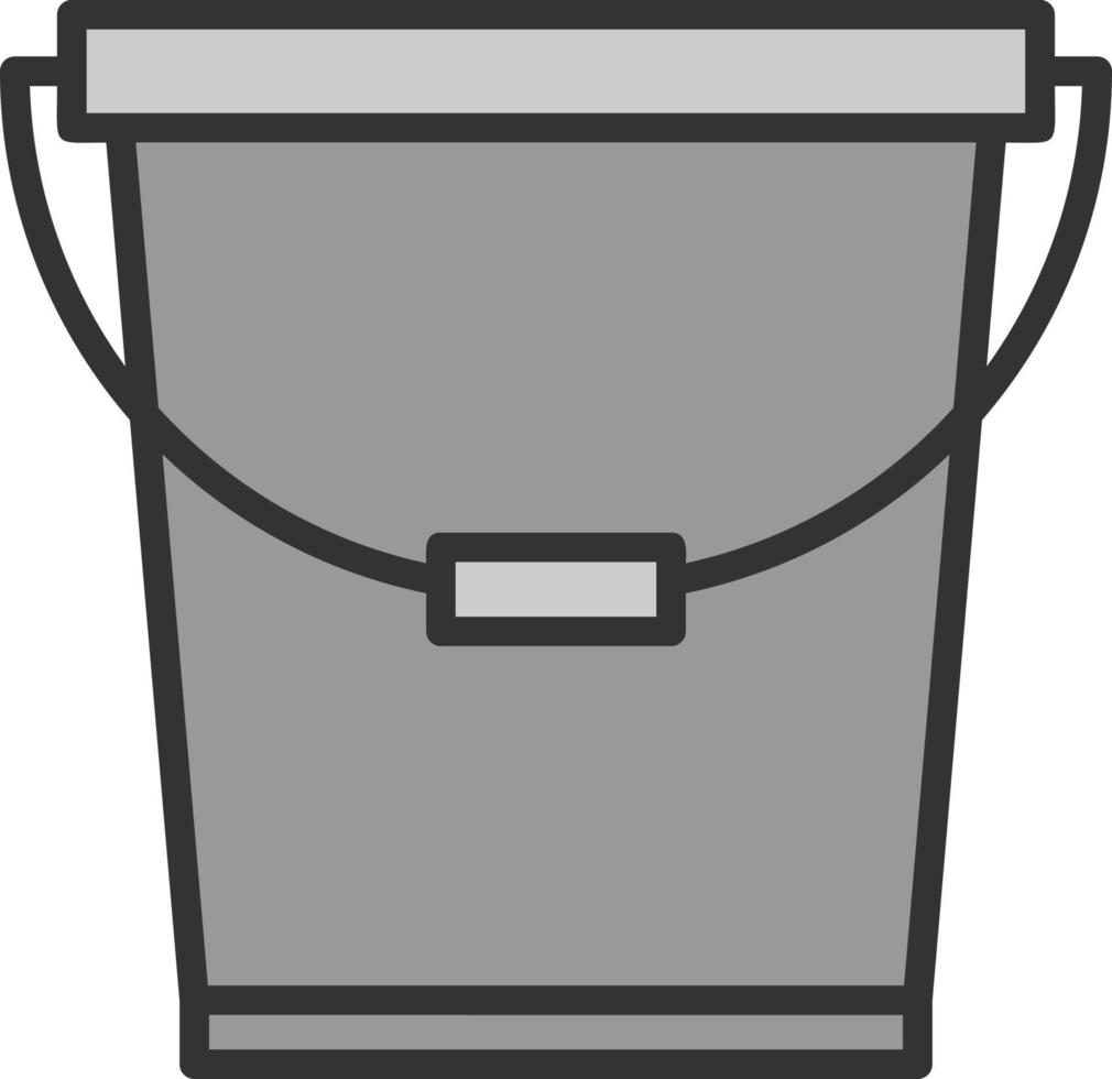 Bucket Vector Icon Design