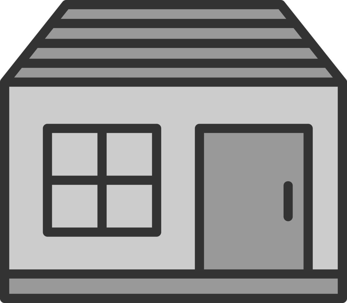 Shed Vector Icon Design