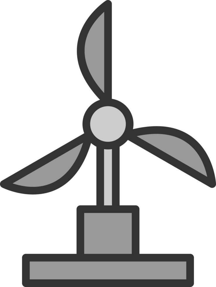 Windmill Vector Icon Design