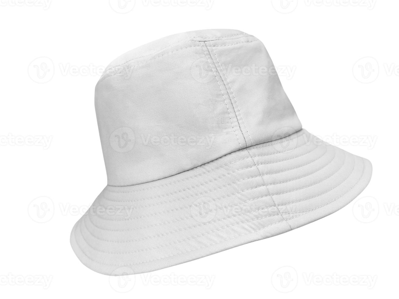 white bucket hat isolated on white background 16914416 Stock Photo at